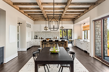 Whitton Door and Trim Faux Beams